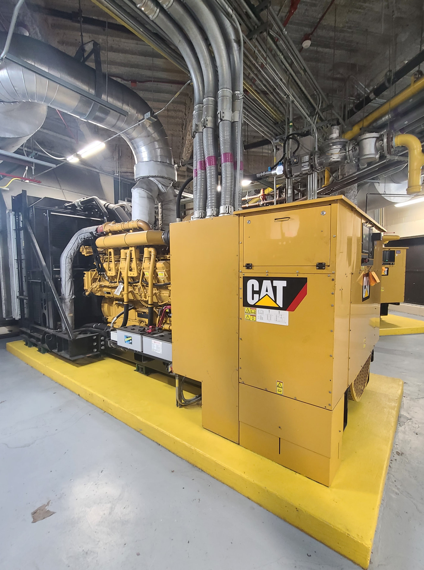 CAT standby units — South Miami Hospital central energy plant