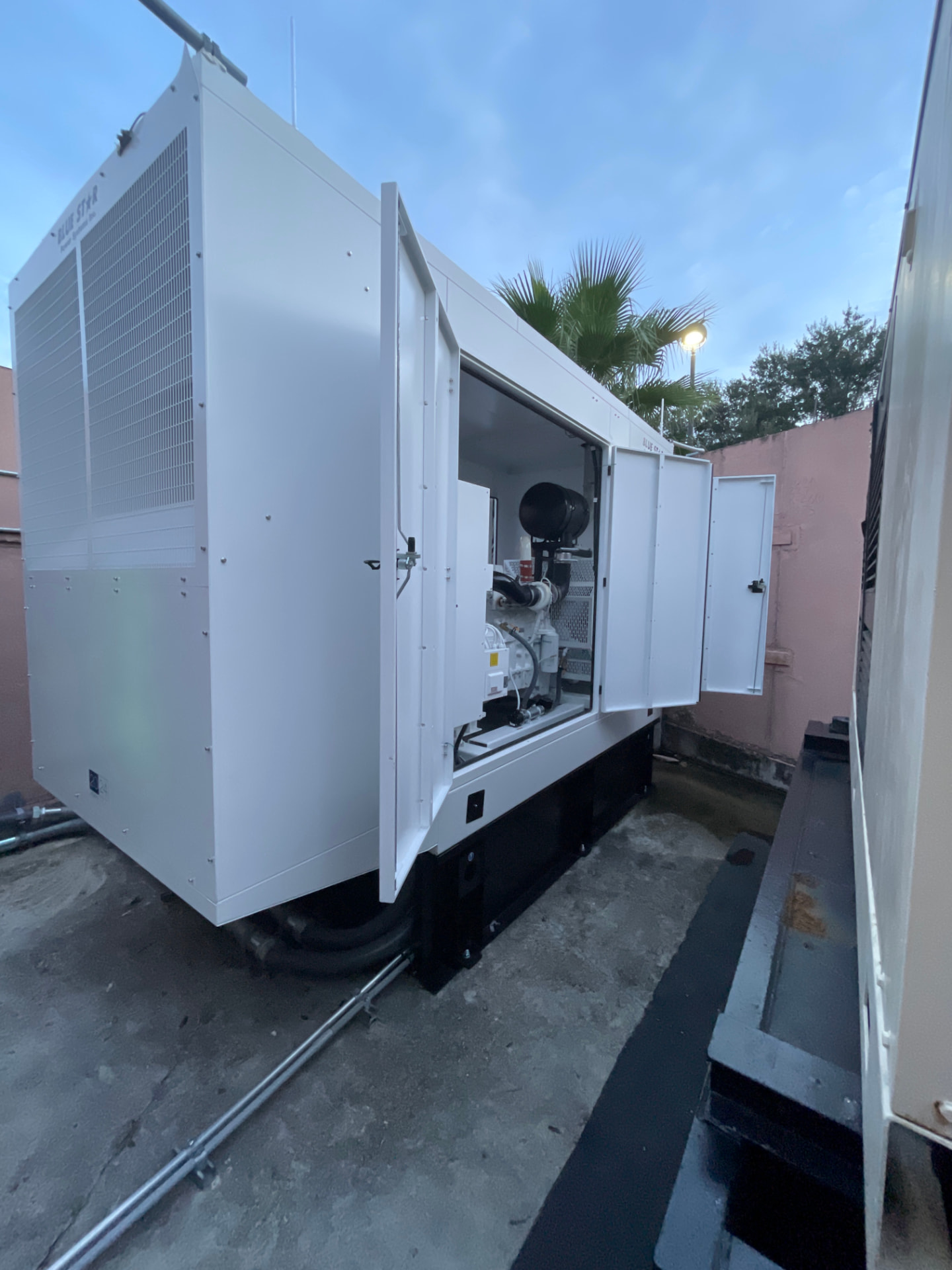Enclosed standby generator install — Palm Beach Gardens